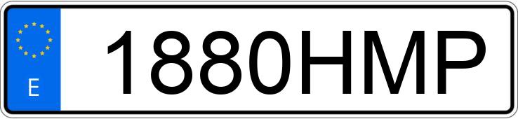 Numer rejestracyjny 1880HMP posiada IVECO DAILY