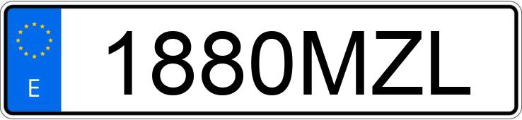 Numer rejestracyjny 1880MZL posiada CITROEN JUMPY