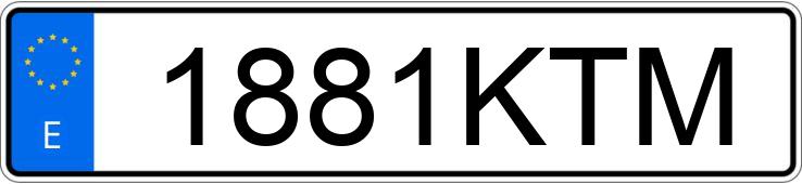 Numer rejestracyjny 1881KTM posiada LAND ROVER RANGE ROVER SPORT Numer rejestracyjny 1881KTM posiada LAND ROVER RANGE ROVER SPORT