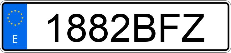 Numer rejestracyjny 1882BFZ posiada SEAT LEON Numer rejestracyjny 1882BFZ posiada SEAT LEON