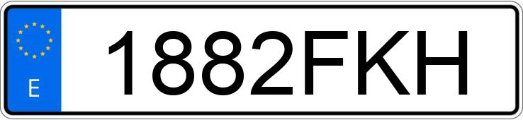 Numer rejestracyjny 1882FKH posiada TOYOTA COROLLA