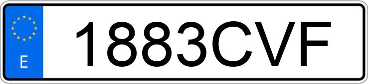 Numer rejestracyjny 1883CVF posiada SEAT IBIZA COOL 1.4 16V