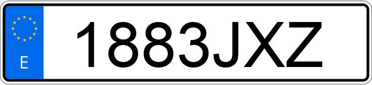 Numer rejestracyjny 1883JXZ posiada PEUGEOT 208