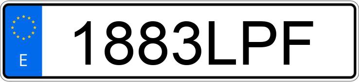 Numer rejestracyjny 1883LPF posiada VOLKSWAGEN T-CROSS