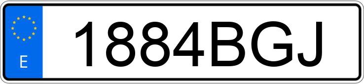 Numer rejestracyjny 1884BGJ posiada SEAT CORDOBA Numer rejestracyjny 1884BGJ posiada SEAT CORDOBA