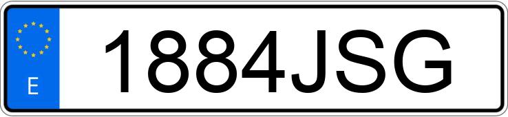 Numer rejestracyjny 1884JSG posiada RENAULT GRAND SCENIC