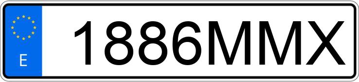 Numer rejestracyjny 1886MMX posiada TOYOTA YARIS