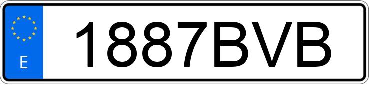 Numer rejestracyjny 1887BVB posiada BMW SERIE 5
