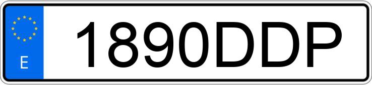 Numer rejestracyjny 1890DDP posiada BMW SERIE 3