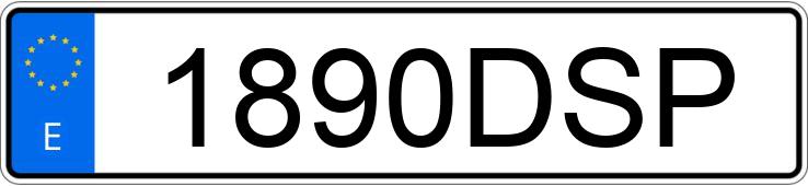 Numer rejestracyjny 1890DSP posiada SEAT ALTEA