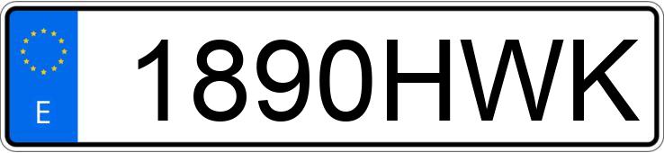 Numer rejestracyjny 1890HWK posiada SEAT IBIZA Numer rejestracyjny 1890HWK posiada SEAT IBIZA