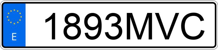 Numer rejestracyjny 1893MVC posiada HYUNDAI BAYON