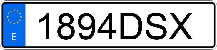 Numer rejestracyjny 1894DSX posiada FORD FUSION Numer rejestracyjny 1894DSX posiada FORD FUSION