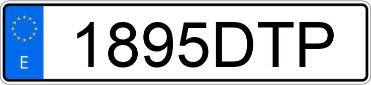 Numer rejestracyjny 1895DTP posiada BMW SERIE 5