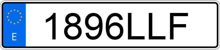 Numer rejestracyjny 1896LLF posiada FORD TRANSIT COURIER