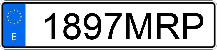 Numer rejestracyjny 1897MRP posiada BMW SERIE 1