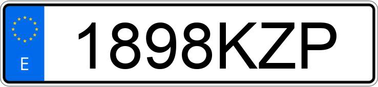 Numer rejestracyjny 1898KZP posiada MERCEDES A (177)