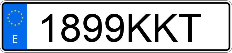 Numer rejestracyjny 1899KKT posiada VOLKSWAGEN GOLF Numer rejestracyjny 1899KKT posiada VOLKSWAGEN GOLF