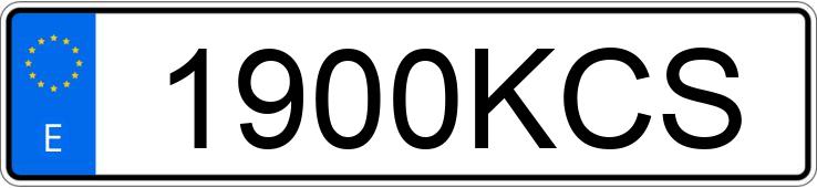 Numer rejestracyjny 1900KCS posiada LAND ROVER RANGE ROVER VELAR