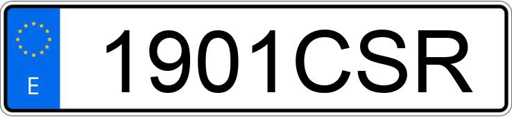 Numer rejestracyjny 1901CSR posiada SEAT ALHAMBRA