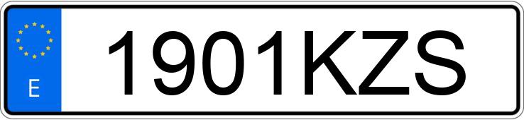 Numer rejestracyjny 1901KZS posiada SEAT LEON Numer rejestracyjny 1901KZS posiada SEAT LEON