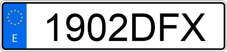 Numer rejestracyjny 1902DFX posiada BMW SERIE 3