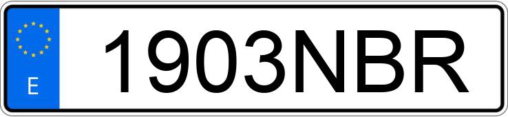 Numer rejestracyjny 1903NBR posiada MAZDA MAZDA3 Numer rejestracyjny 1903NBR posiada MAZDA MAZDA3