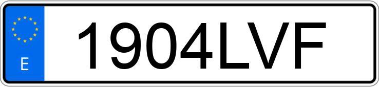 Numer rejestracyjny 1904LVF posiada ROMET R