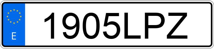 Numer rejestracyjny 1905LPZ posiada AUDI Q2