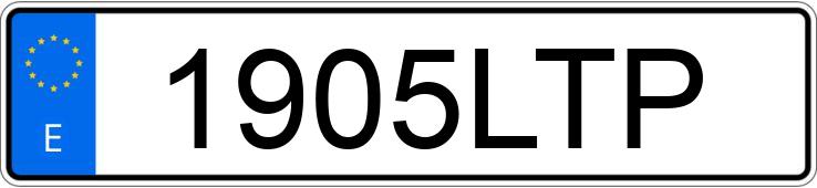 Numer rejestracyjny 1905LTP posiada MERCEDES A (177)