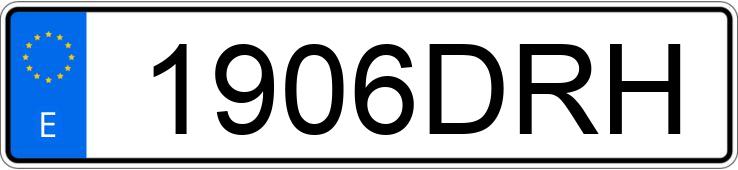 Numer rejestracyjny 1906DRH posiada BMW SERIE 5