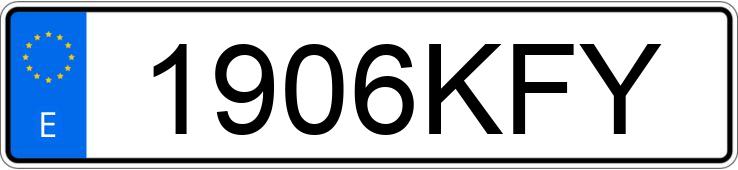 Numer rejestracyjny 1906KFY posiada SKODA RAPID Numer rejestracyjny 1906KFY posiada SKODA RAPID