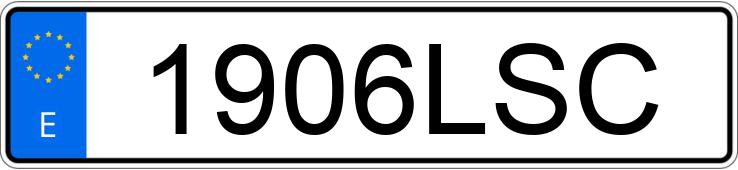 Numer rejestracyjny 1906LSC posiada TOYOTA PRIUS+