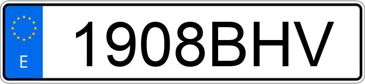 Numer rejestracyjny 1908BHV posiada MERCEDES 500 (107)