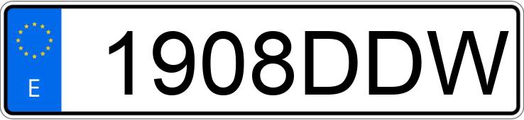 Numer rejestracyjny 1908DDW posiada AUDI A4 Numer rejestracyjny 1908DDW posiada AUDI A4