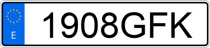 Numer rejestracyjny 1908GFK posiada NISSAN NOTE Numer rejestracyjny 1908GFK posiada NISSAN NOTE
