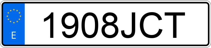 Numer rejestracyjny 1908JCT posiada KIA SPORTAGE