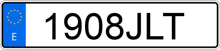 Numer rejestracyjny 1908JLT posiada OPEL ASTRA