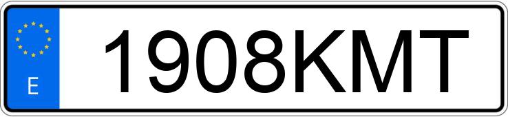 Numer rejestracyjny 1908KMT posiada SEAT IBIZA