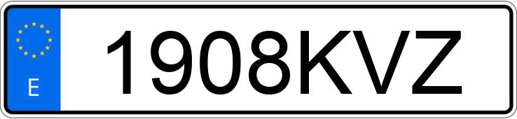 Numer rejestracyjny 1908KVZ posiada CITROEN C3