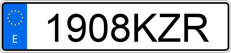 Numer rejestracyjny 1908KZR posiada AUDI A3 SPORTBACK Numer rejestracyjny 1908KZR posiada AUDI A3 SPORTBACK