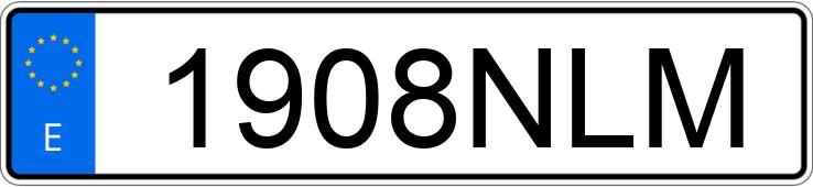 Numer rejestracyjny 1908NLM posiada DACIA DUSTER