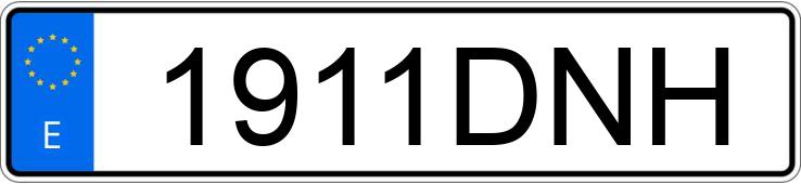 Numer rejestracyjny 1911DNH posiada CITROEN XSARA