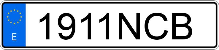 Numer rejestracyjny 1911NCB posiada VOLKSWAGEN TAYRON