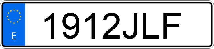 Numer rejestracyjny 1912JLF posiada KIA CARENS