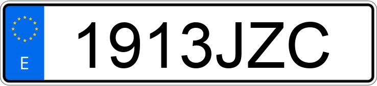 Numer rejestracyjny 1913JZC posiada CITROEN JUMPY