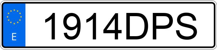 Numer rejestracyjny 1914DPS posiada AUDI A3