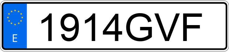 Numer rejestracyjny 1914GVF posiada CHEVROLET-GM CRUZE