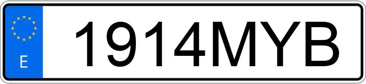 Numer rejestracyjny 1914MYB posiada CITROEN BERLINGO Numer rejestracyjny 1914MYB posiada CITROEN BERLINGO