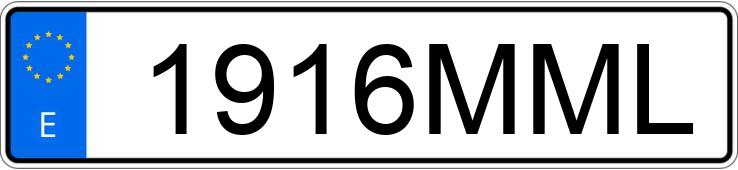 Numer rejestracyjny 1916MML posiada RENAULT CLIO